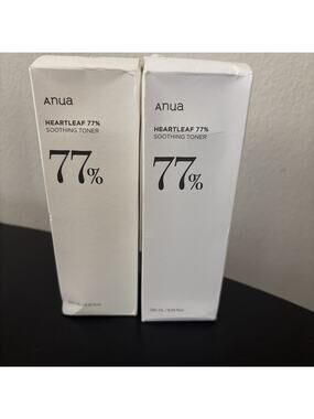 ANUA - Heartleaf 77% Soothing Toner 250ml 8.45 Oz Times 2 Lot